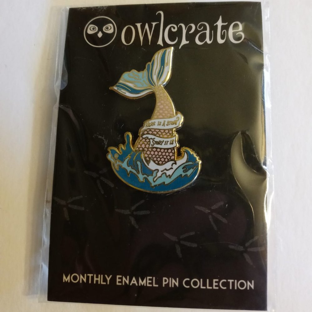 Owlcrate Mermaid tail pin new